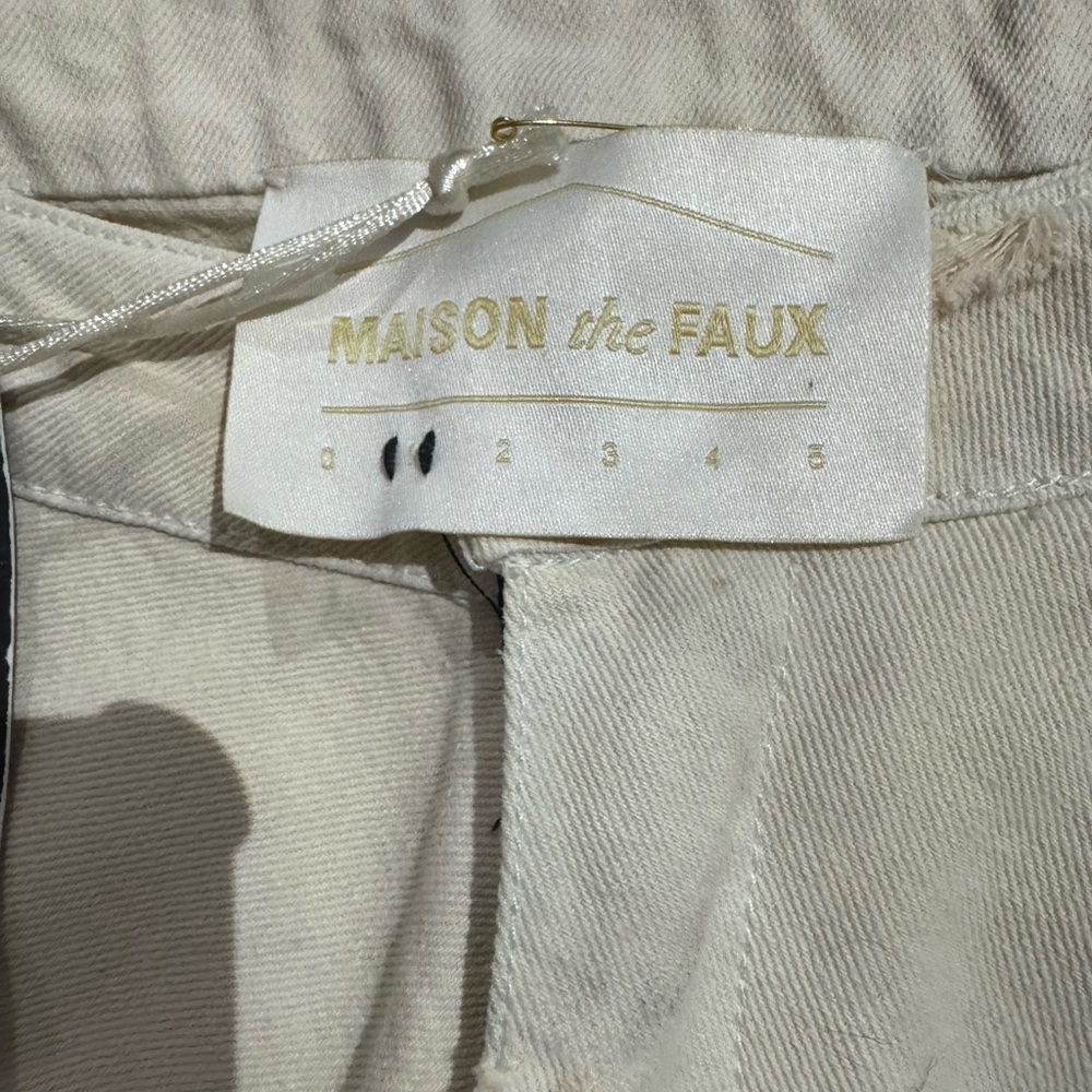 Maison the Faux. One of a kind pieces only 1 pair per size made”The Cupid-big “ - Picture 4 of 11